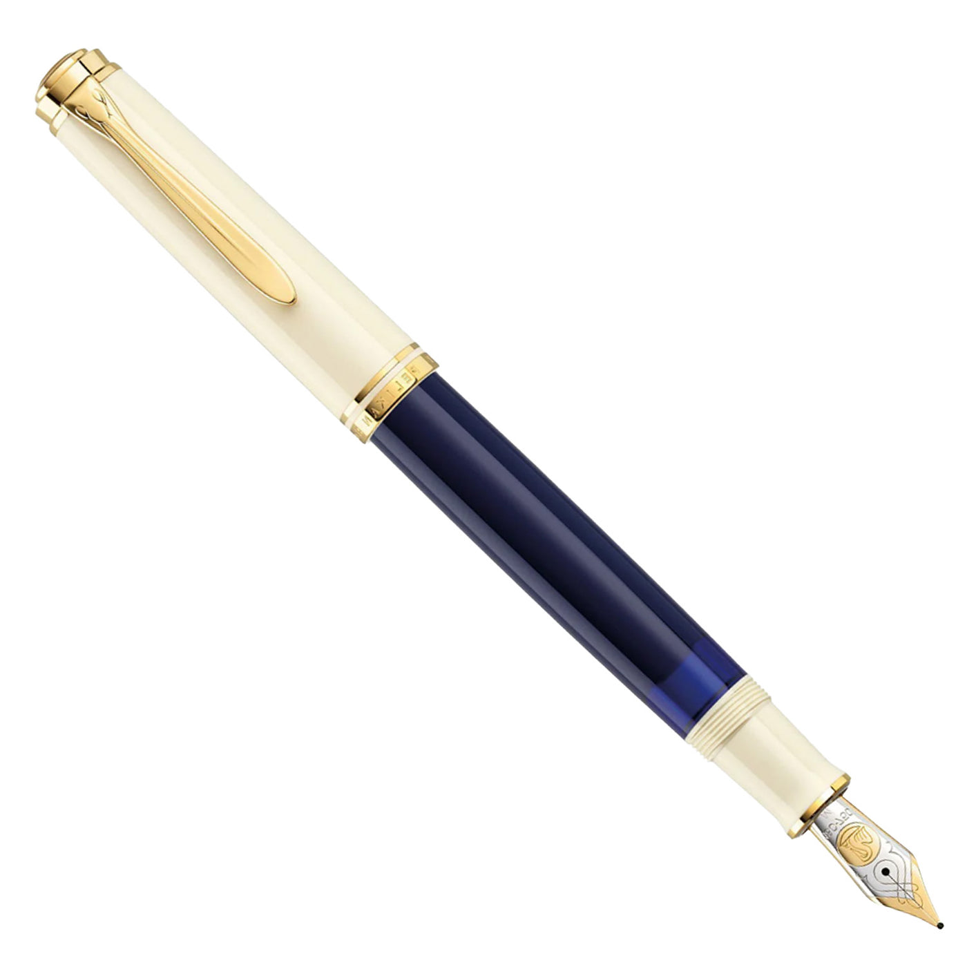 Pelikan M800 Fountain Pen - Cream Blue GT (Special Edition) 3