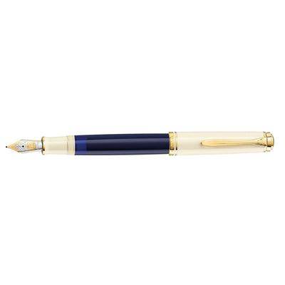 Pelikan M800 Fountain Pen - Cream Blue GT (Special Edition) 4