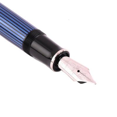 Pelikan M805 Fountain Pen - Black Blue CT 2