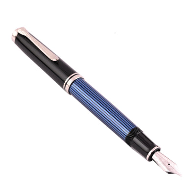 Pelikan M805 Fountain Pen - Black Blue CT 4