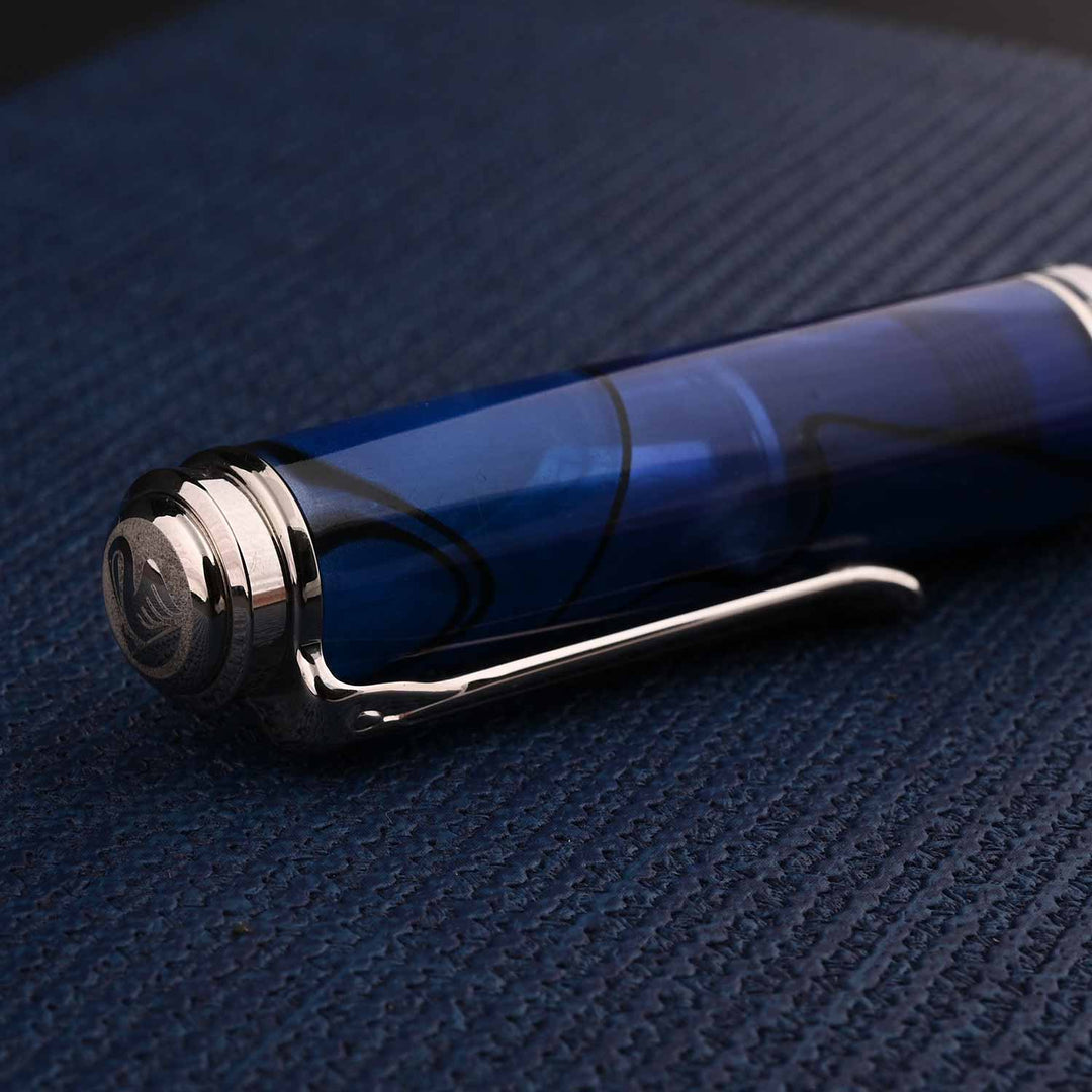 Pelikan M805 Blue Dunes Fountain Pen | Shop Online at Makoba | Pelikan