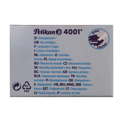 Pelikan Small Ink Cartridge Pack of 16 - Blue
