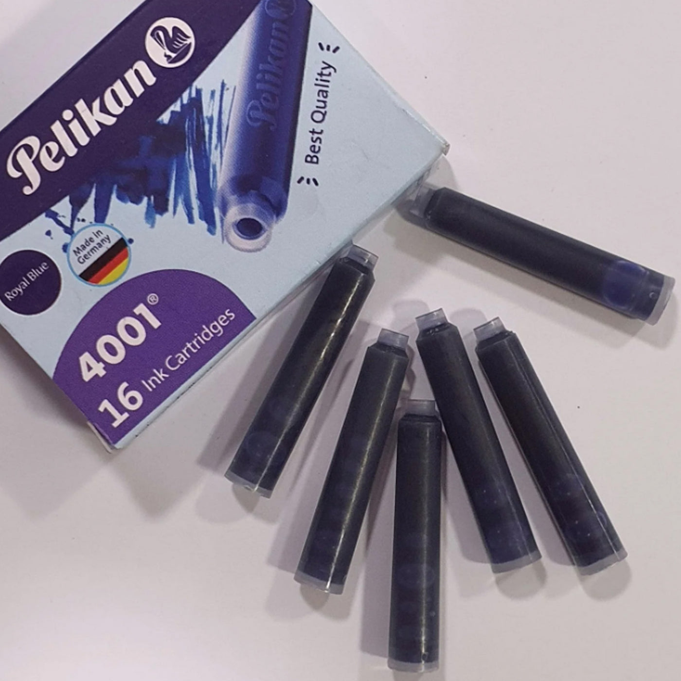 Pelikan Small Ink Cartridge Pack of 16 - Blue