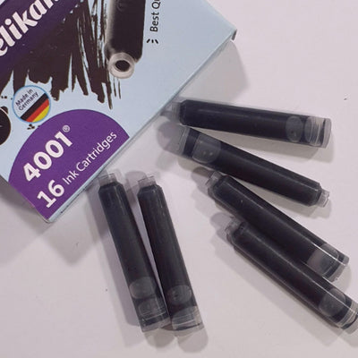 Pelikan Small Ink Cartridge Pack of 16 - Brilliant Black