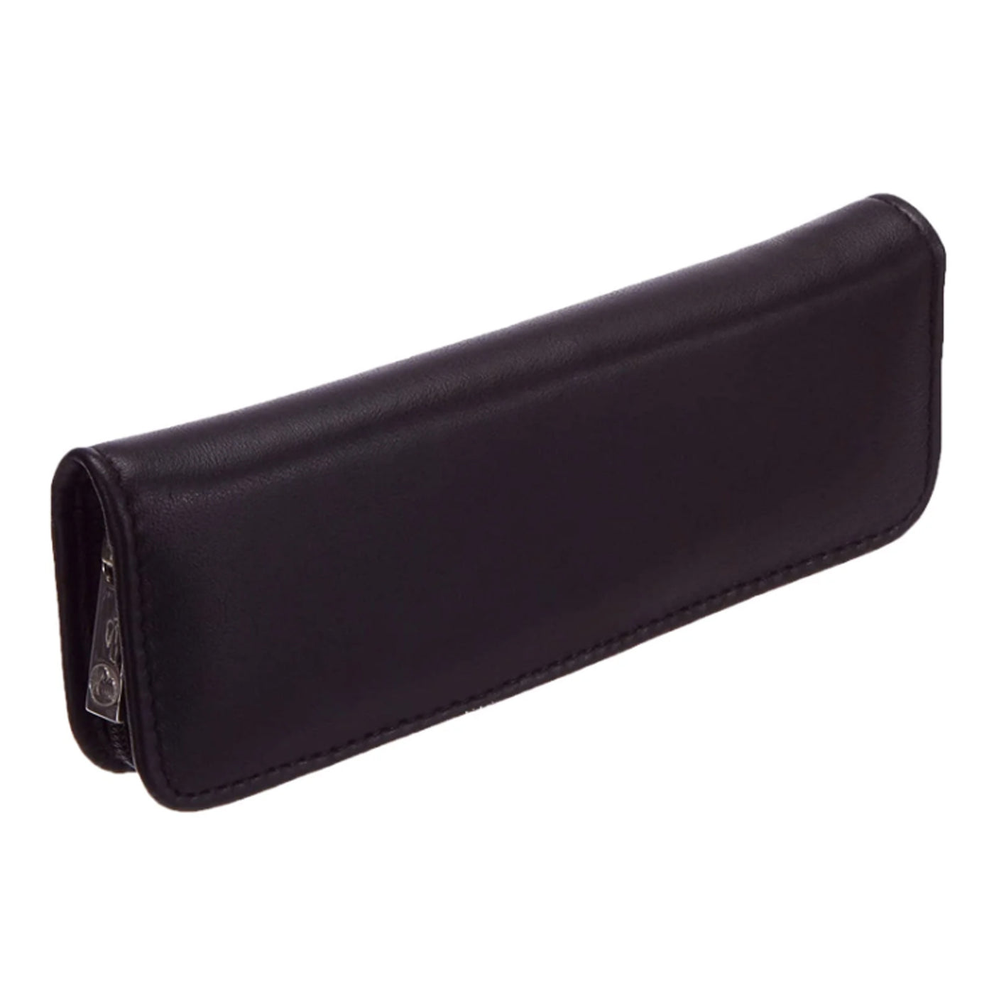 Pelikan Smooth Leather 2 Pen Holder with Zip - Black