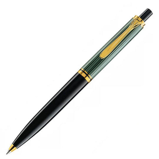 Pelikan Souveran K400 Ball Pen - Black Green GT