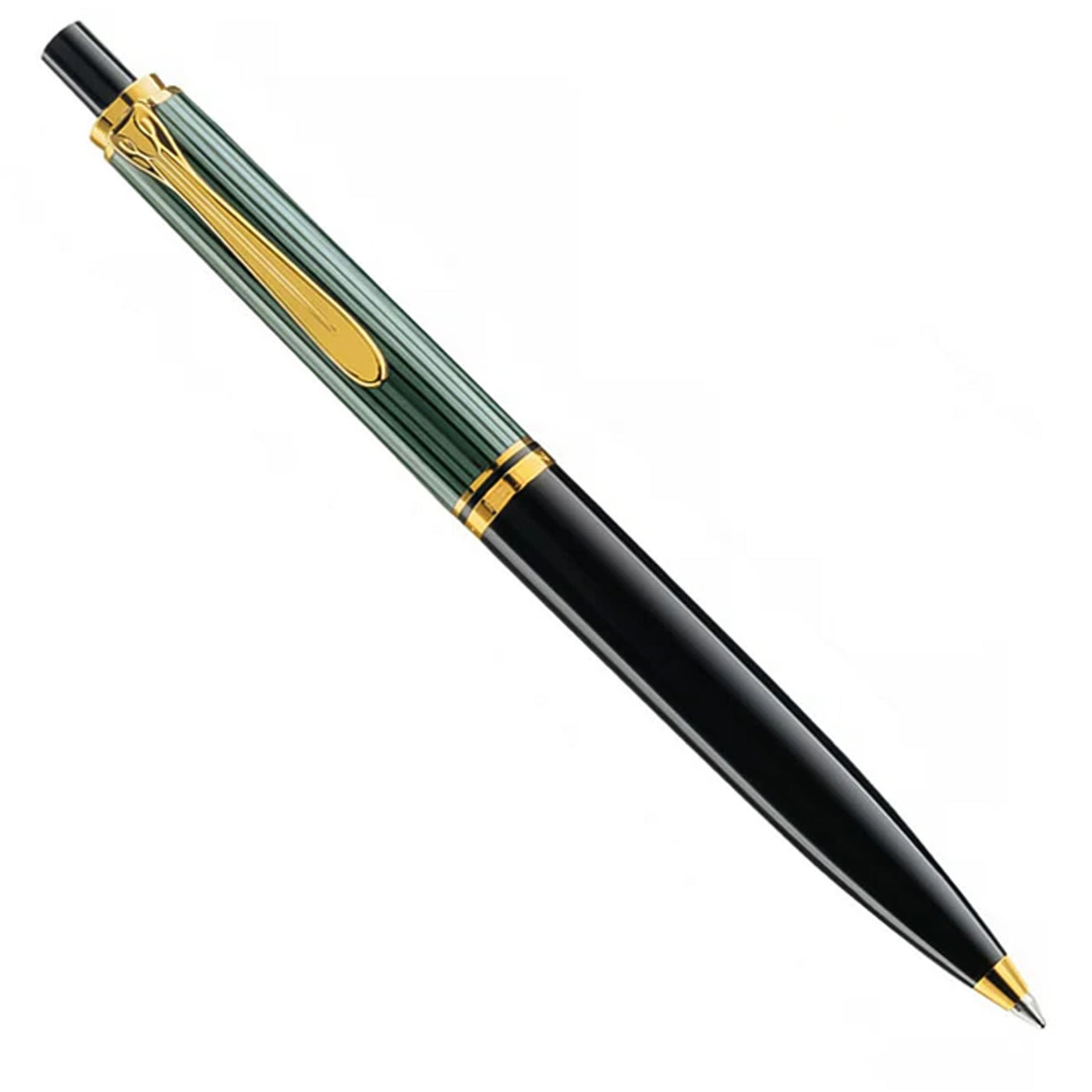 Pelikan Souveran K400 Ball Pen - Black Green GT