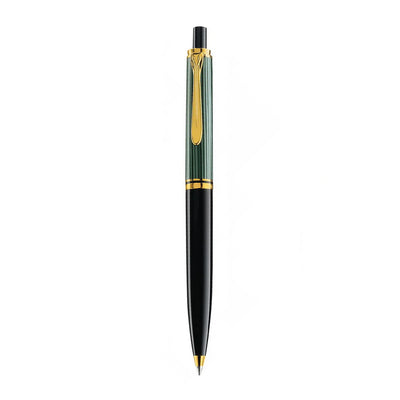 Pelikan Souveran K400 Ball Pen - Black Green GT