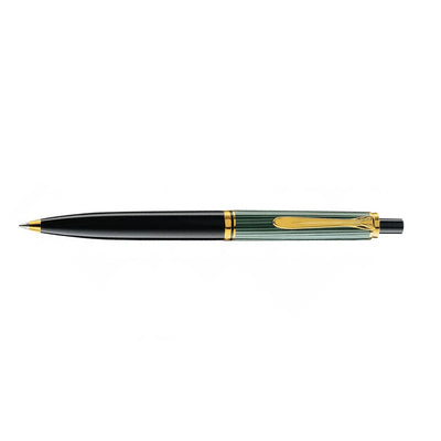 Pelikan Souveran K400 Ball Pen - Black Green GT