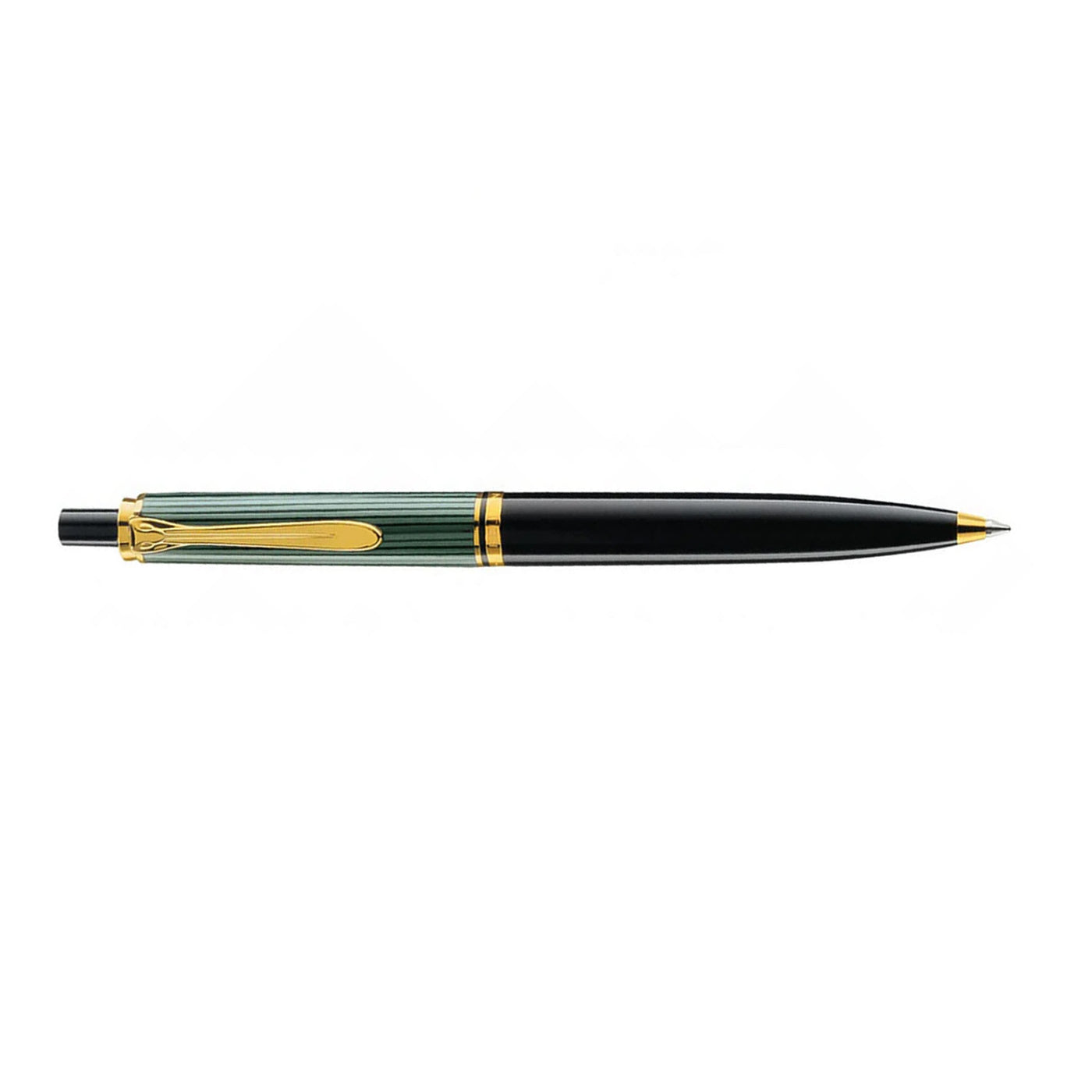 Pelikan Souveran K400 Ball Pen - Black Green GT