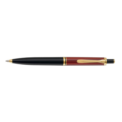 Pelikan Souveran K400 Ball Pen - Black Red GT