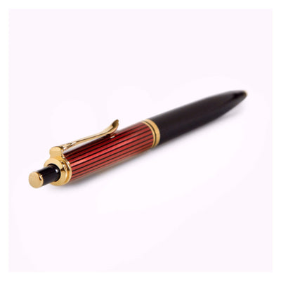 Pelikan Souveran K400 Ball Pen - Black Red GT