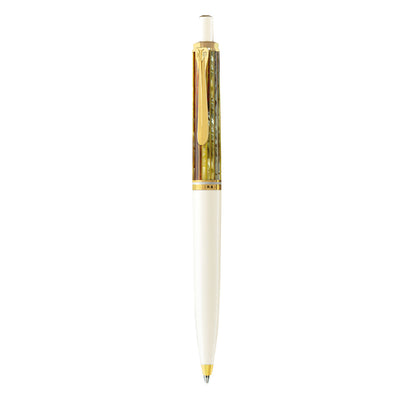 Pelikan Souveran K400 Ball Pen White Tortoiseshell GT (Special Edition) 2