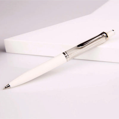 Pelikan Souveran K405 Ball Pen - Silver White CT