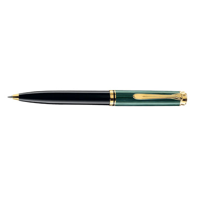 Pelikan Souveran K600 Ball Pen - Black Green GT