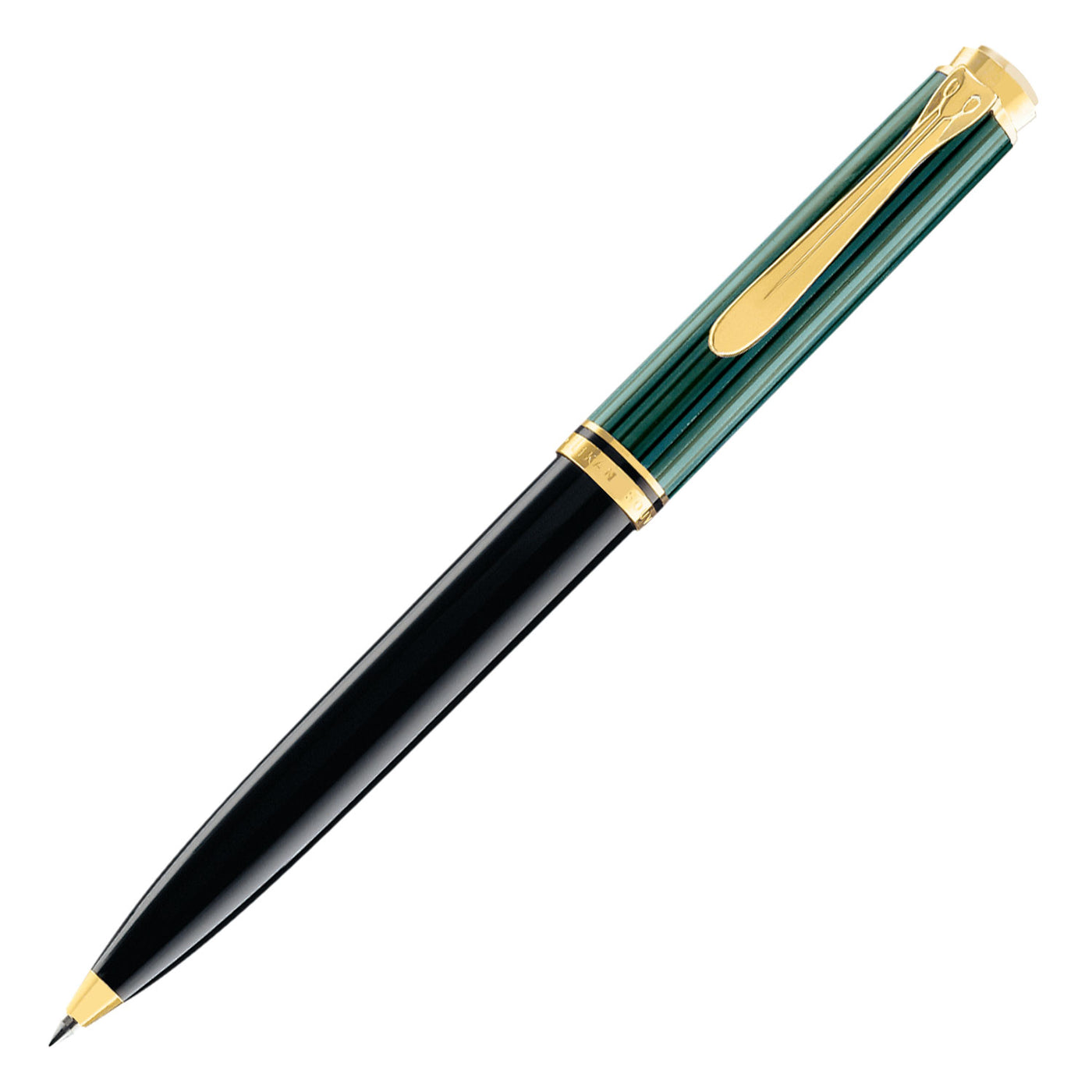 Pelikan Souveran K800 Ball Pen Black Green GT 1