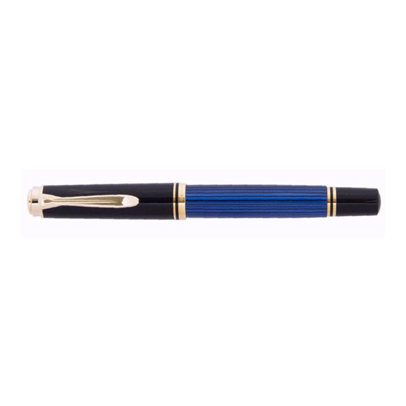 Pelikan Souveran R400 Roller Ball Pen - Black Blue GT