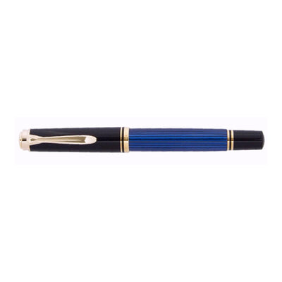 Pelikan Souveran R400 Roller Ball Pen - Black Blue GT