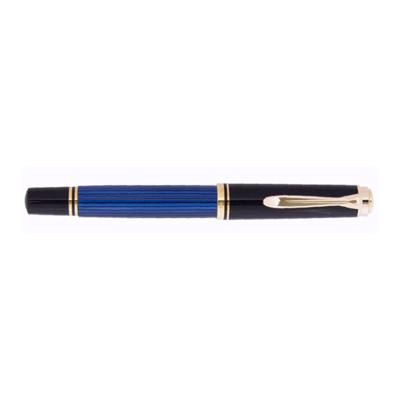 Pelikan Souveran R400 Roller Ball Pen - Black Blue GT