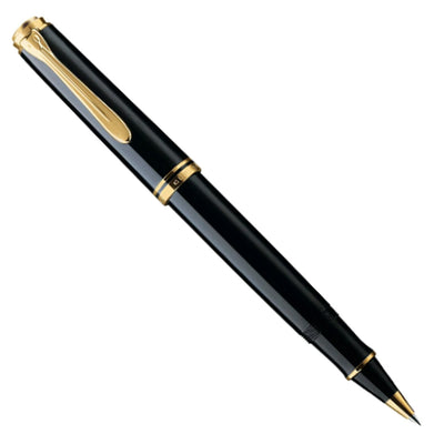 Pelikan Souveran R400 Roller Ball Pen - Black GT