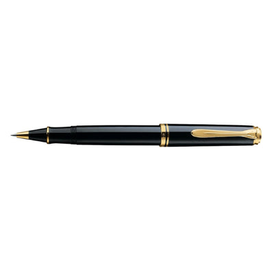 Pelikan Souveran R400 Roller Ball Pen - Black GT