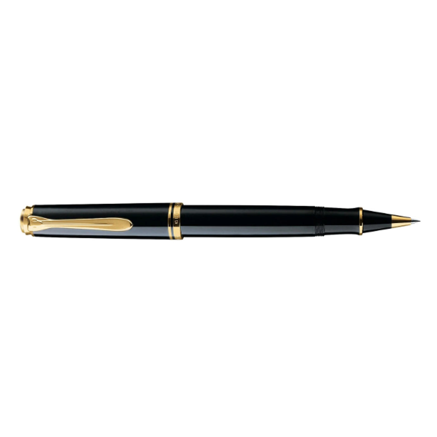 Pelikan Souveran R400 Roller Ball Pen - Black GT