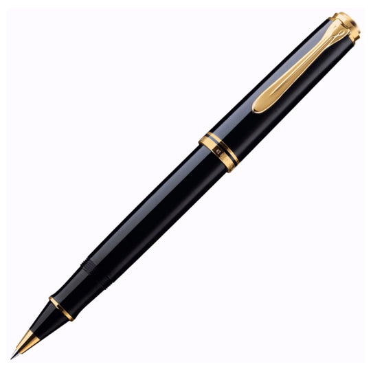 Pelikan Souveran R600 Roller Ball Pen - Black GT