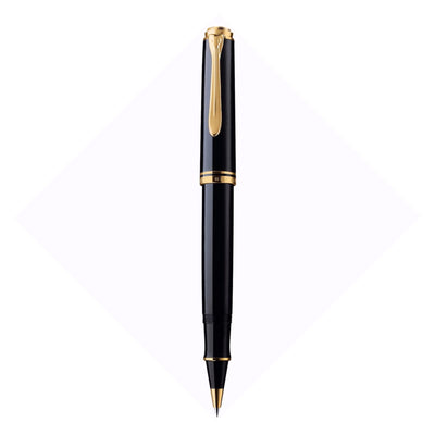 Pelikan Souveran R600 Roller Ball Pen - Black GT