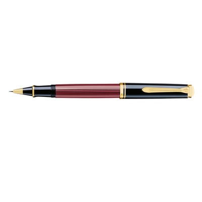 Pelikan Souveran R600 Roller Ball Pen Black Red GT 3