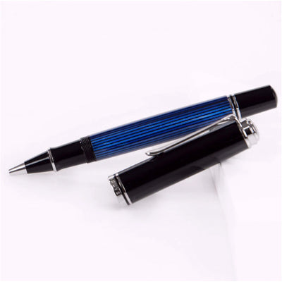Pelikan Souveran R805 Roller Ball Pen - Black Blue CT