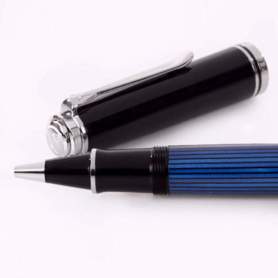 Pelikan Souveran R805 Roller Ball Pen - Black Blue CT