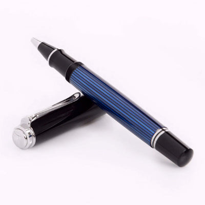 Pelikan Souveran R805 Roller Ball Pen - Black Blue CT