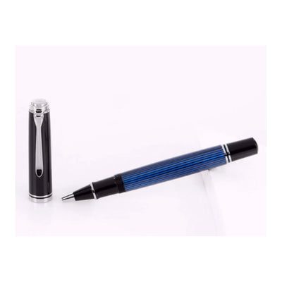Pelikan Souveran R805 Roller Ball Pen - Black Blue CT