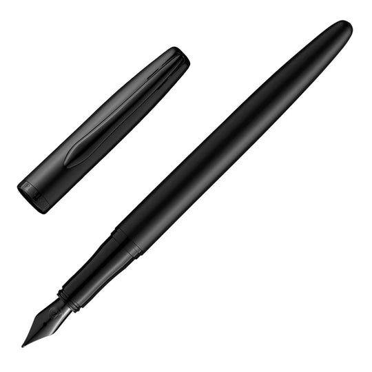 Pelikan Jazz Noble Elegance Fountain Pen - Carbon PVD