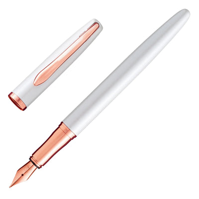 Pelikan Jazz Noble Elegance Fountain Pen - Pearl PVD