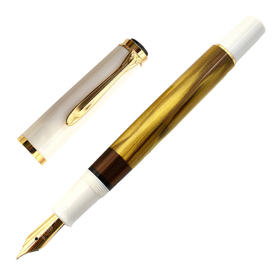 Pelikan M200 Fountain Pen - Gold Marbled GT (Special Edition)