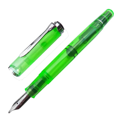 Pelikan M205 Fountain Pen, Duo - Highlighter - Green (Special Edition) - Steel Nib