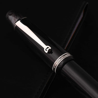 Penlux Masterpiece Grande Fountain Pen - Black Wave 11