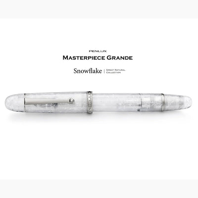 Penlux Masterpiece Grande Fountain Pen - Snowflake (Limited Edition) 2