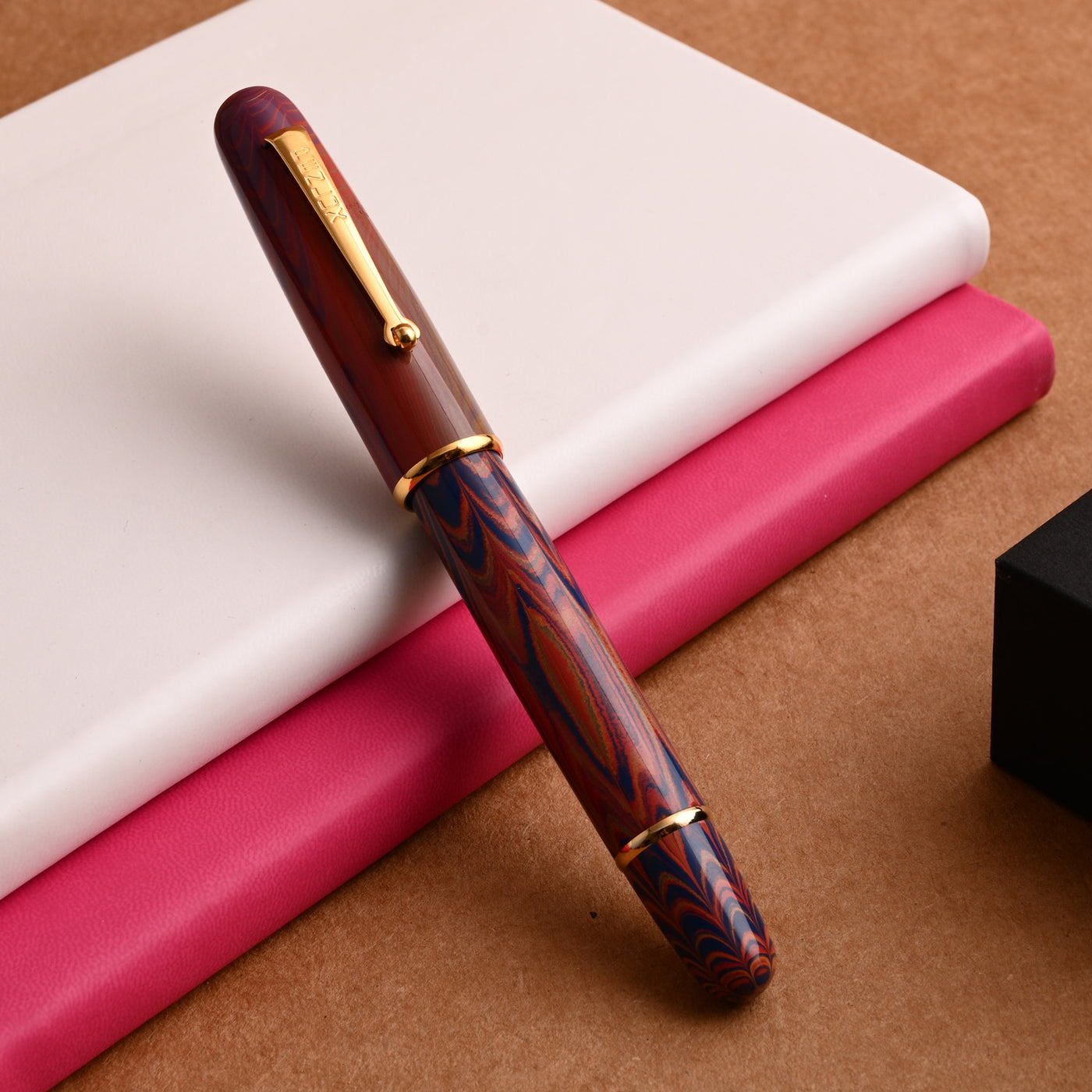 Penlux Elite Ebonite Fountain Pen - Sunset GT 11