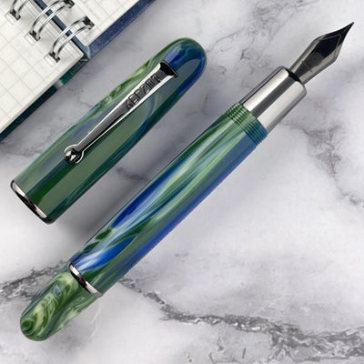 Penlux Elite Fountain Pen - Green Earth (Limited Edition) 5