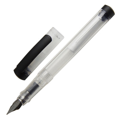 Penlux Junior Fountain Pen - Clear Black 1