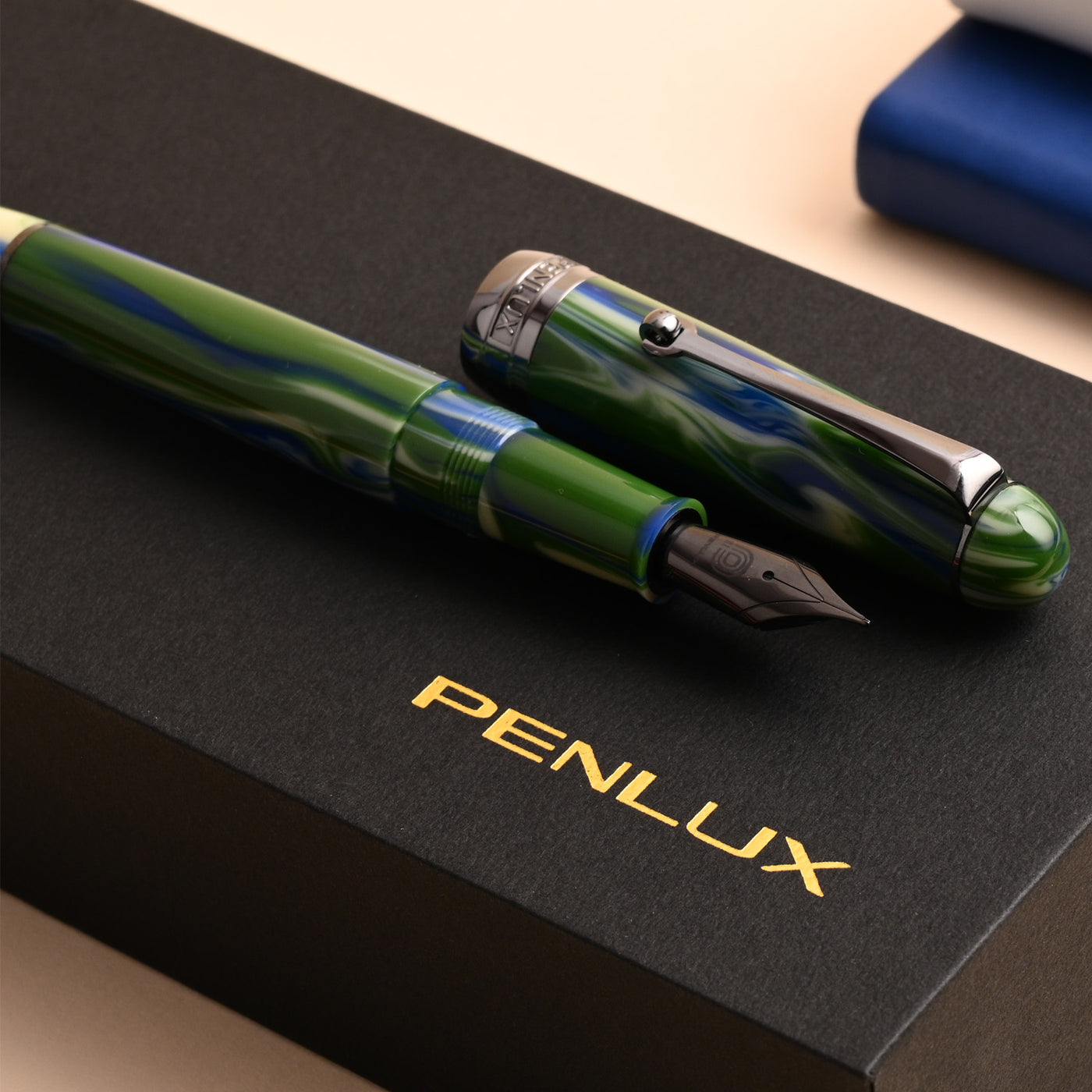 Penlux Masterpiece Delgado Fountain Pen - Green Earth (Limited Edition) 10