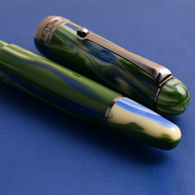 Penlux Masterpiece Delgado Fountain Pen - Green Earth (Limited Edition) 11