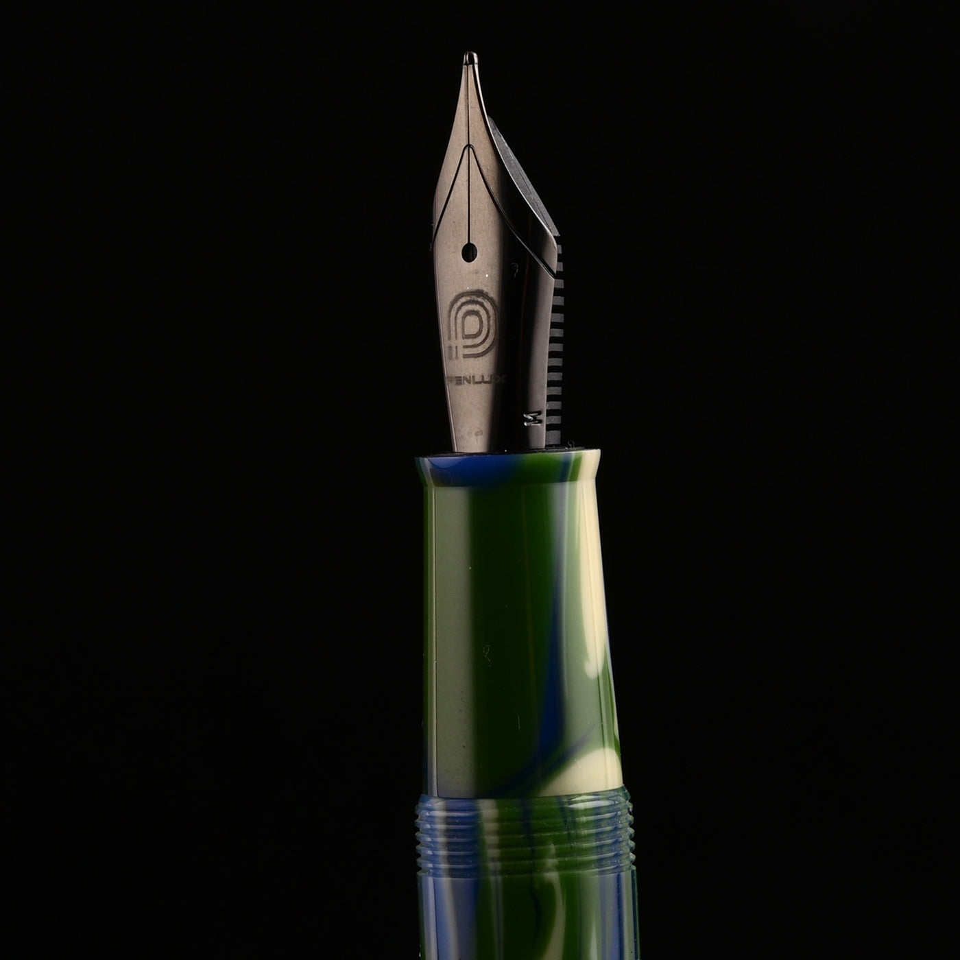 Penlux Masterpiece Delgado Fountain Pen - Green Earth (Limited Edition) 13