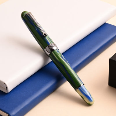 Penlux Masterpiece Delgado Fountain Pen - Green Earth (Limited Edition) 15