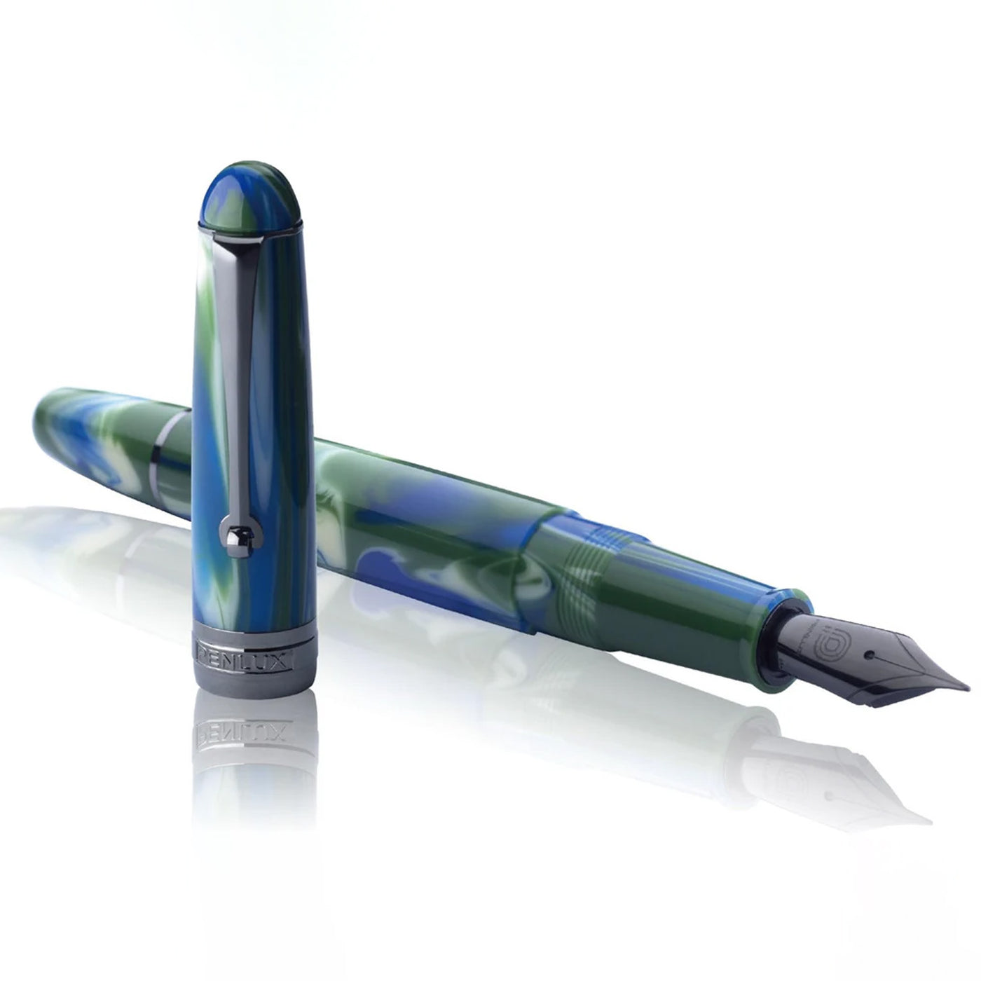 Penlux Masterpiece Delgado Fountain Pen - Green Earth (Limited Edition) 1