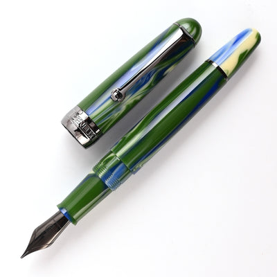 Penlux Masterpiece Delgado Fountain Pen - Green Earth (Limited Edition) 2