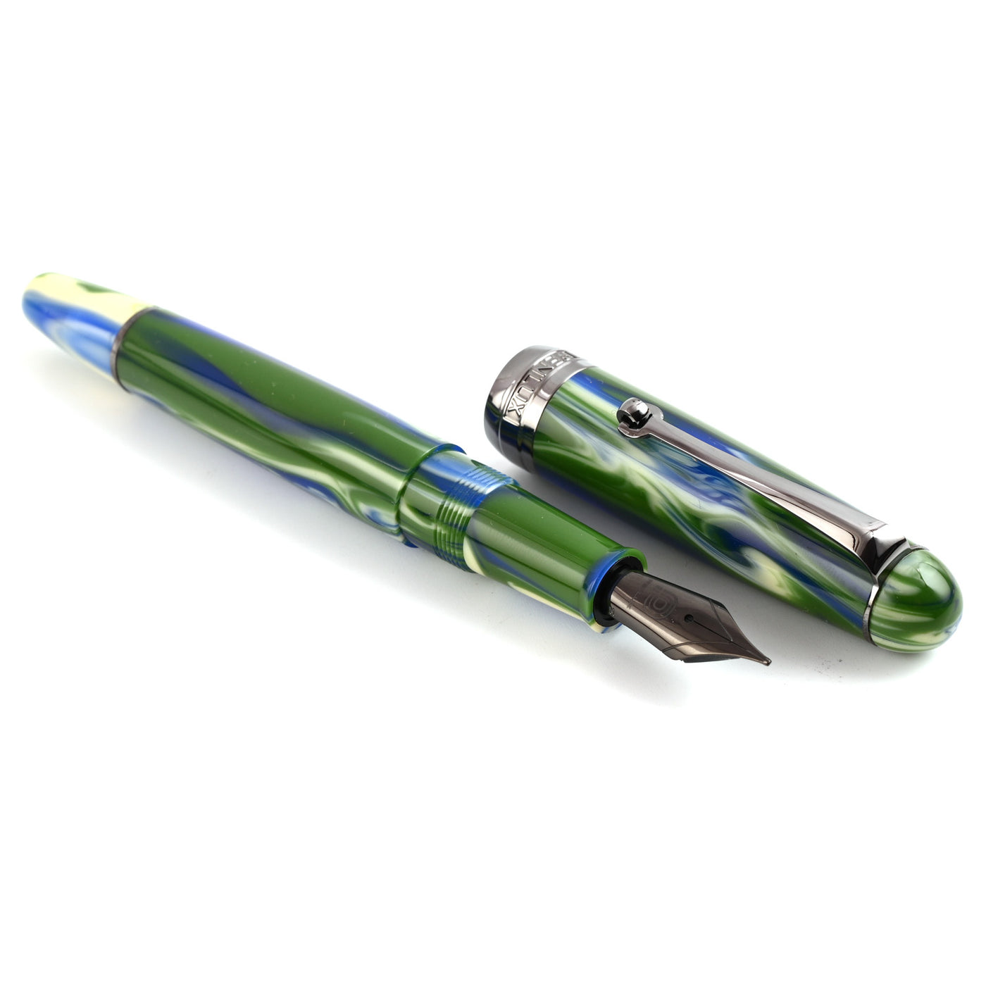 Penlux Masterpiece Delgado Fountain Pen - Green Earth (Limited Edition) 3