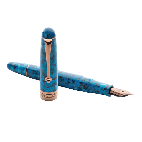 Penlux Masterpiece Delgado Fountain Pen - Mercury RGT
